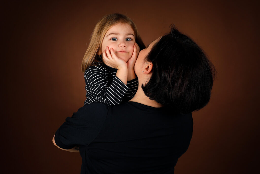 rodinné focení, maminka s dcerou