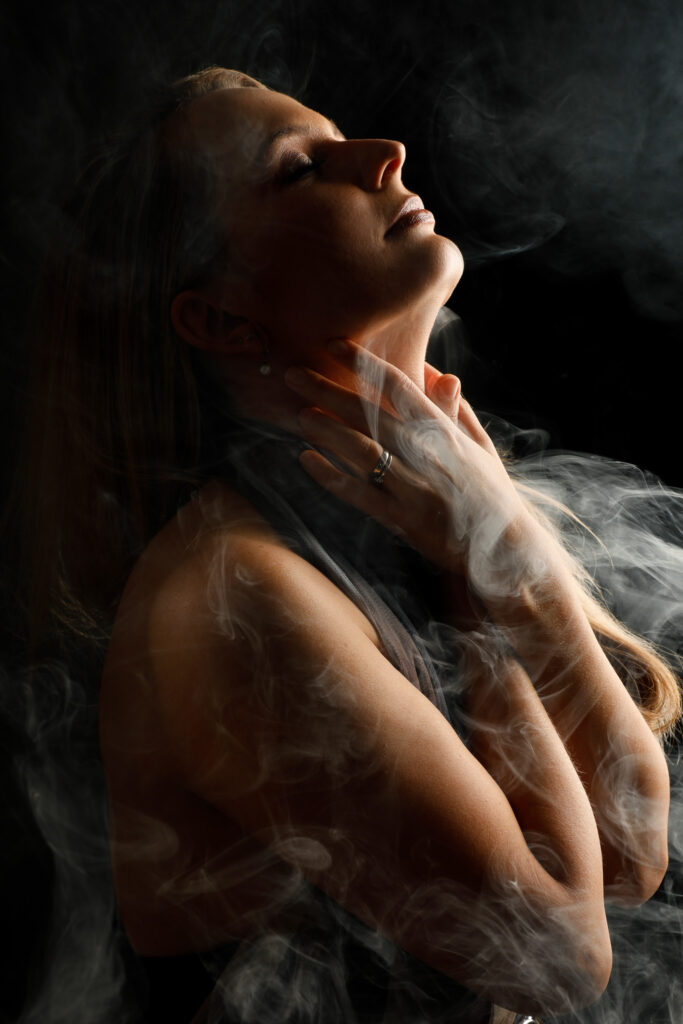 Kreativní fotografie s kouřem